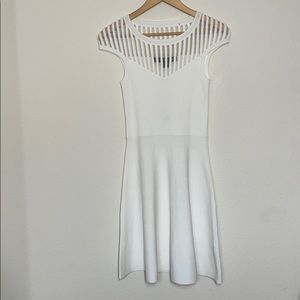French Connection white skater dress